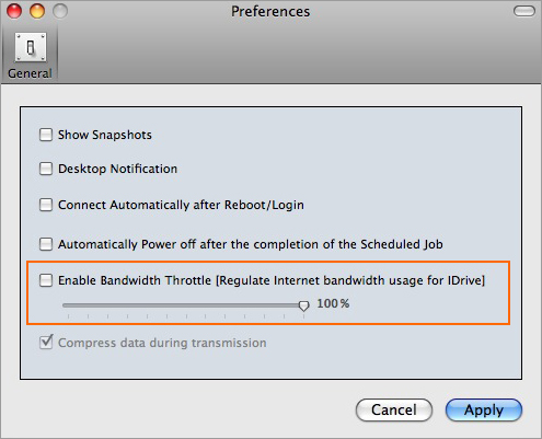 IDrive for Mac