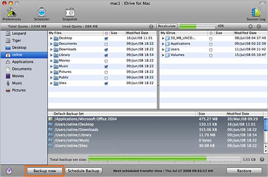 IDrive for Mac