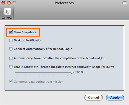 IDrive for Mac